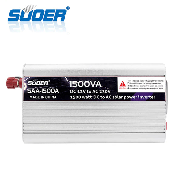 Suoer Power Inverter 12V/220V - 1500W - 3AMP