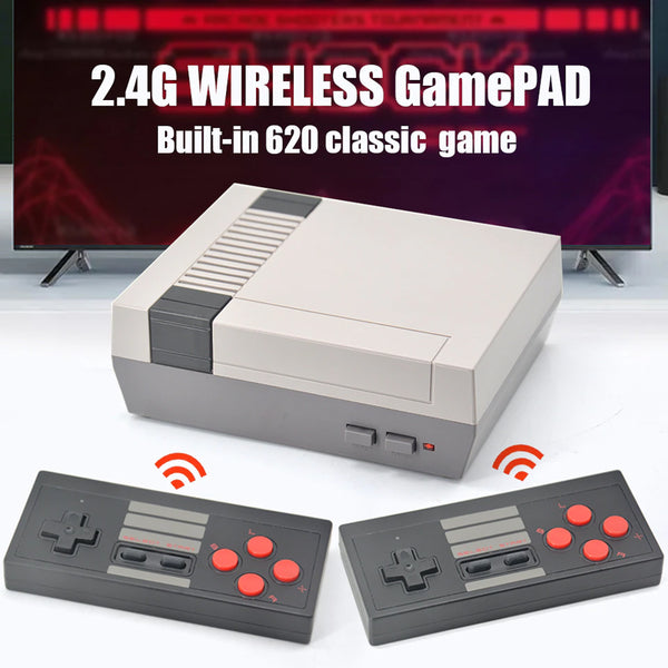 Wireless Video Game Console Built in 620 Classic Game