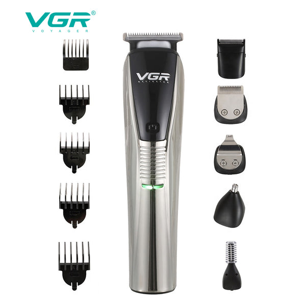 VGR Professional Multifunction Hair Clipper Grooming Kit