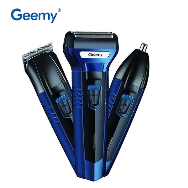 Geemy 3in1 Professional Electric Rechargeable Shaver