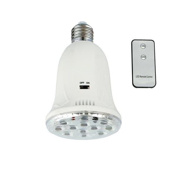 JTC Rechargeable LED Bulb With Remote Control